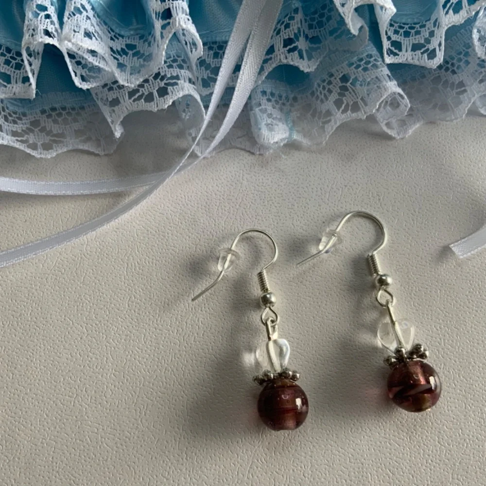 New Handmade Boho Czech Glass Beaded Dangle/Drop Earrings